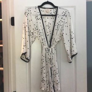Kate Spade Charmeuse Satin Robe